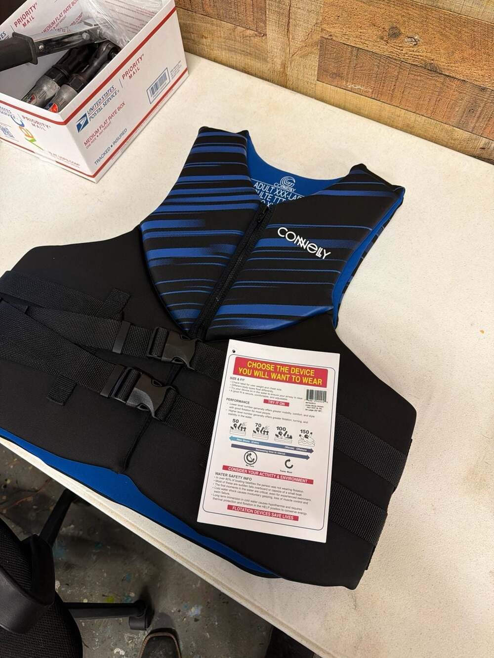 Connelly Big Promo Neo CGA Life Jacket - Blue 3XL